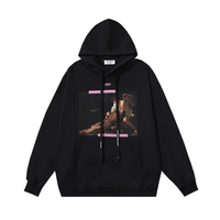 Off-White Off-W Monogram Hoodie - Negro Rosa