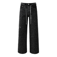 Purple Black Diamonds Jeans Estrellas Negro Blanco