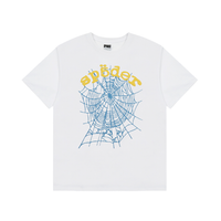 Camiseta Sp5der Blanco Azul Araña