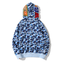 Bape Zip Hoodie Camo Azul Oscuro