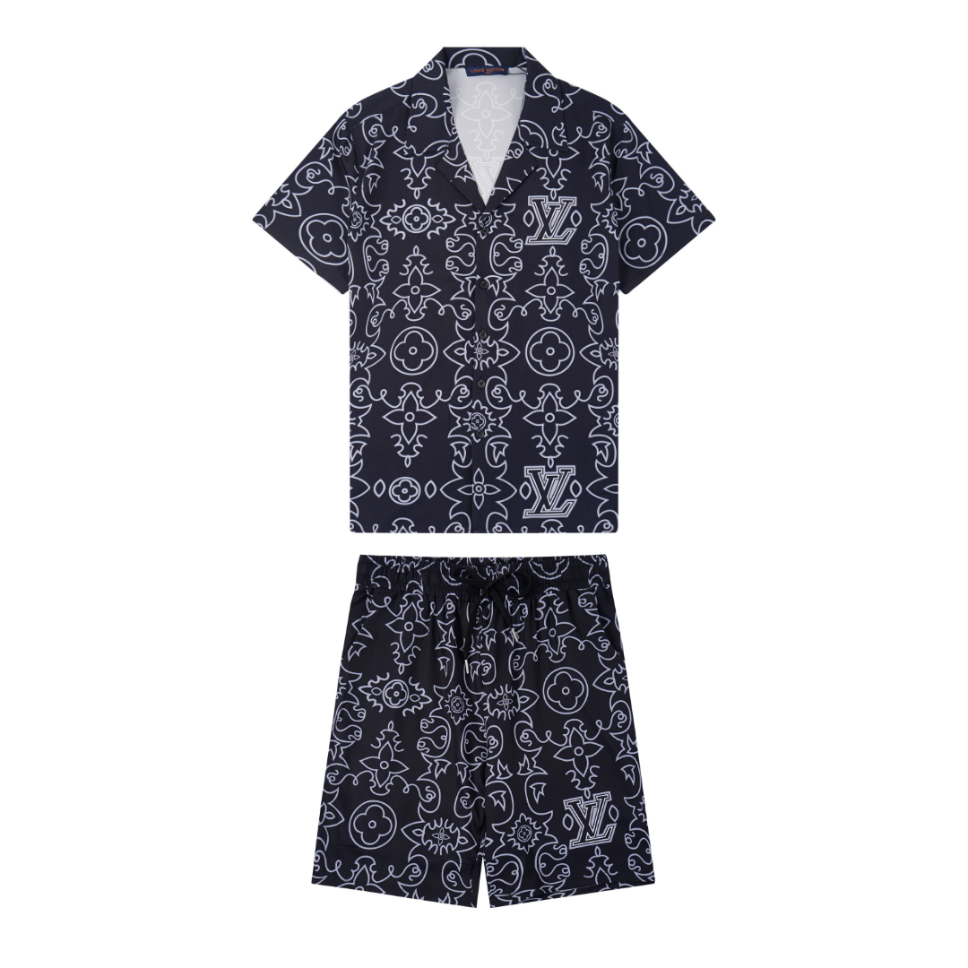 Louis Vuitton Monogram Short Set Camo Blanco 2