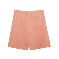 Essentials Shorts Blanco Rosa Logo Negro