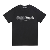 Palm Angels Palm Paris T-shirt - Negro Palm Angels Paris Blanco