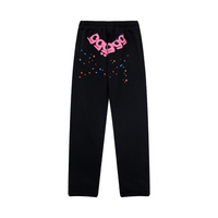 Buzo Sp5der Negro Rosado Spiderweb