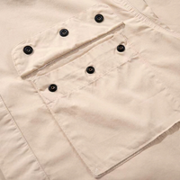 Tactic Monogram Shirt - Beige Cremas Rectángulos Negros