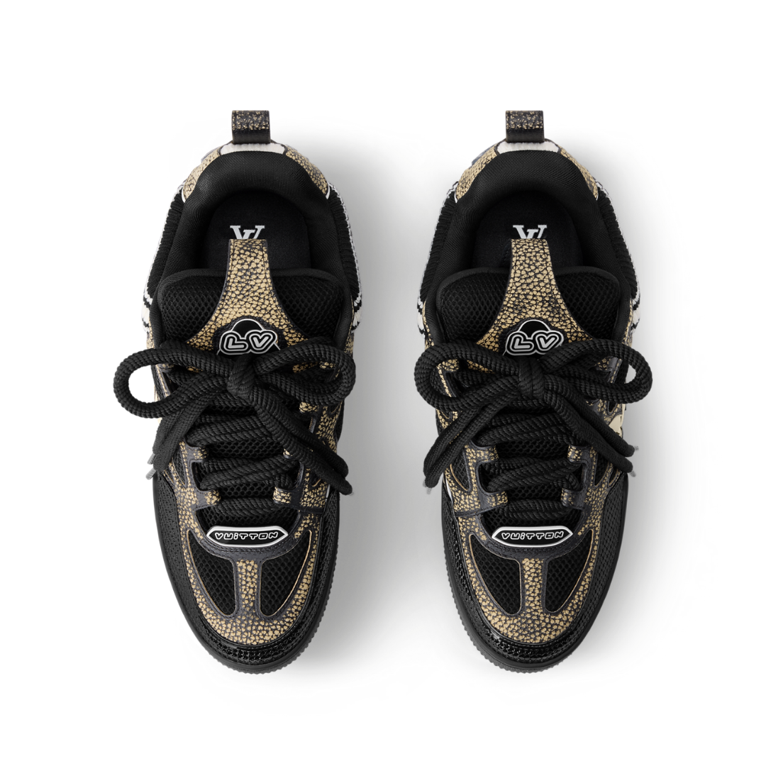 Skater Monogram Camo Negro Blanco