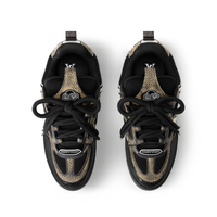 Skater Monogram Camo Negro Blanco