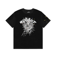 Camiseta Sp5der Negro Aranas