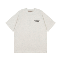 Essentials Short Set Liso Blanco Logo Negro