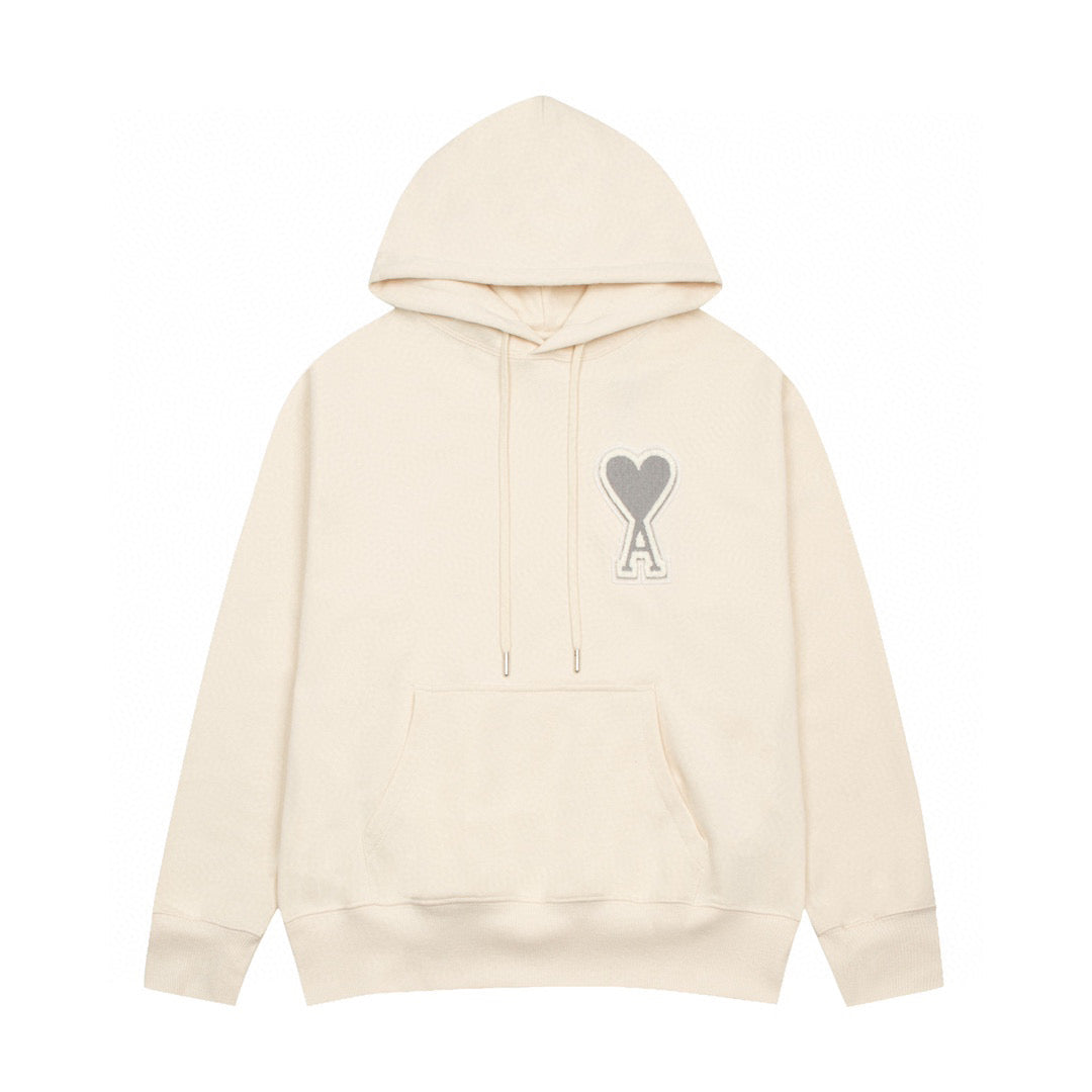 Ami Hoodie Cremo Corazon