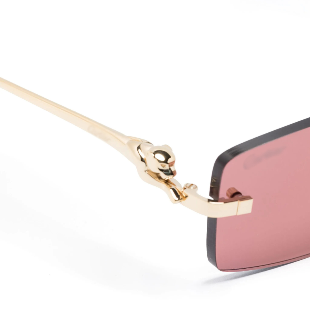 Monochromatic Sunglasses Rosa Oro