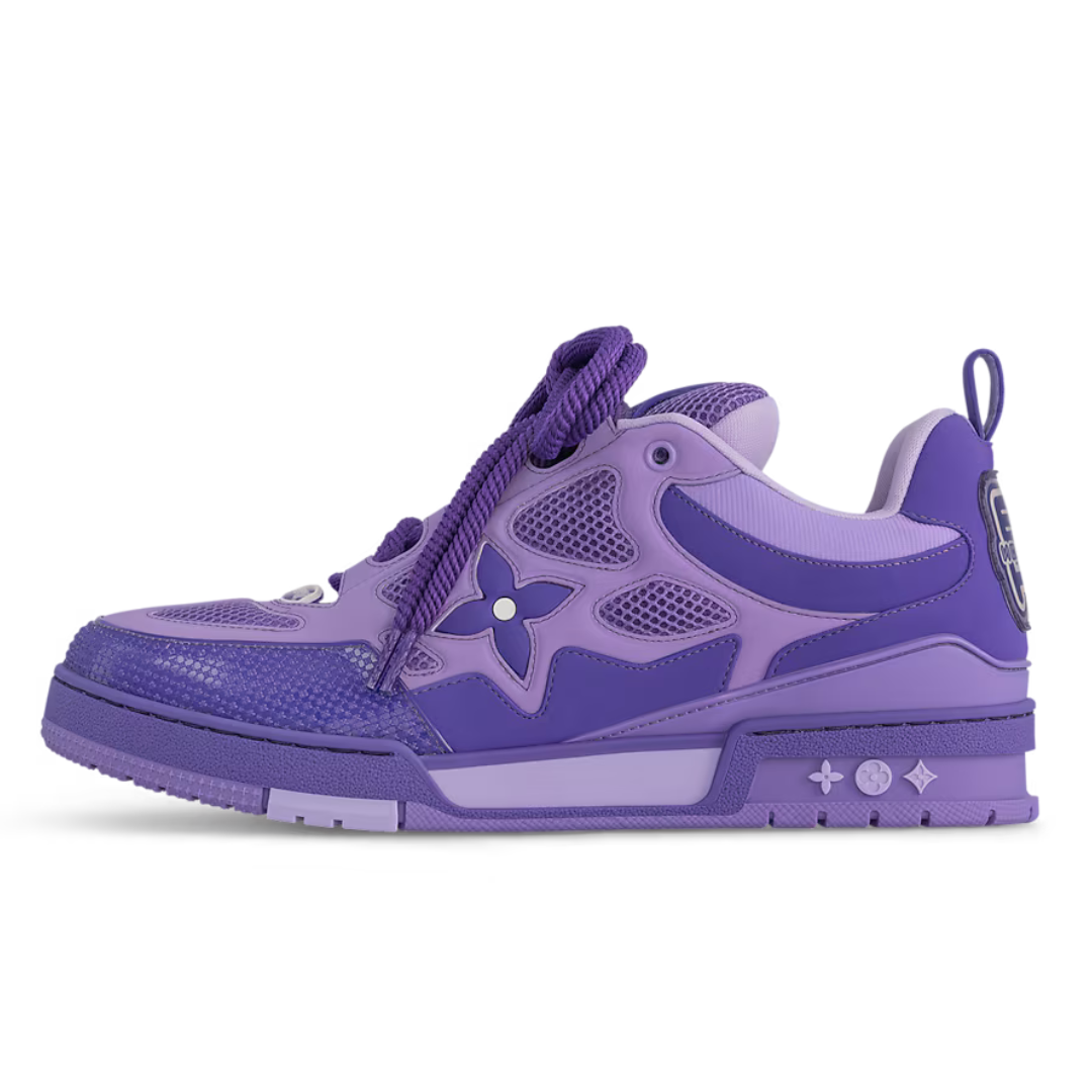 Skate Monogram Trainer Púrpura Flor