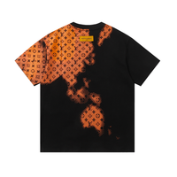 Monogram T-shirt Monograma Negro Naranja