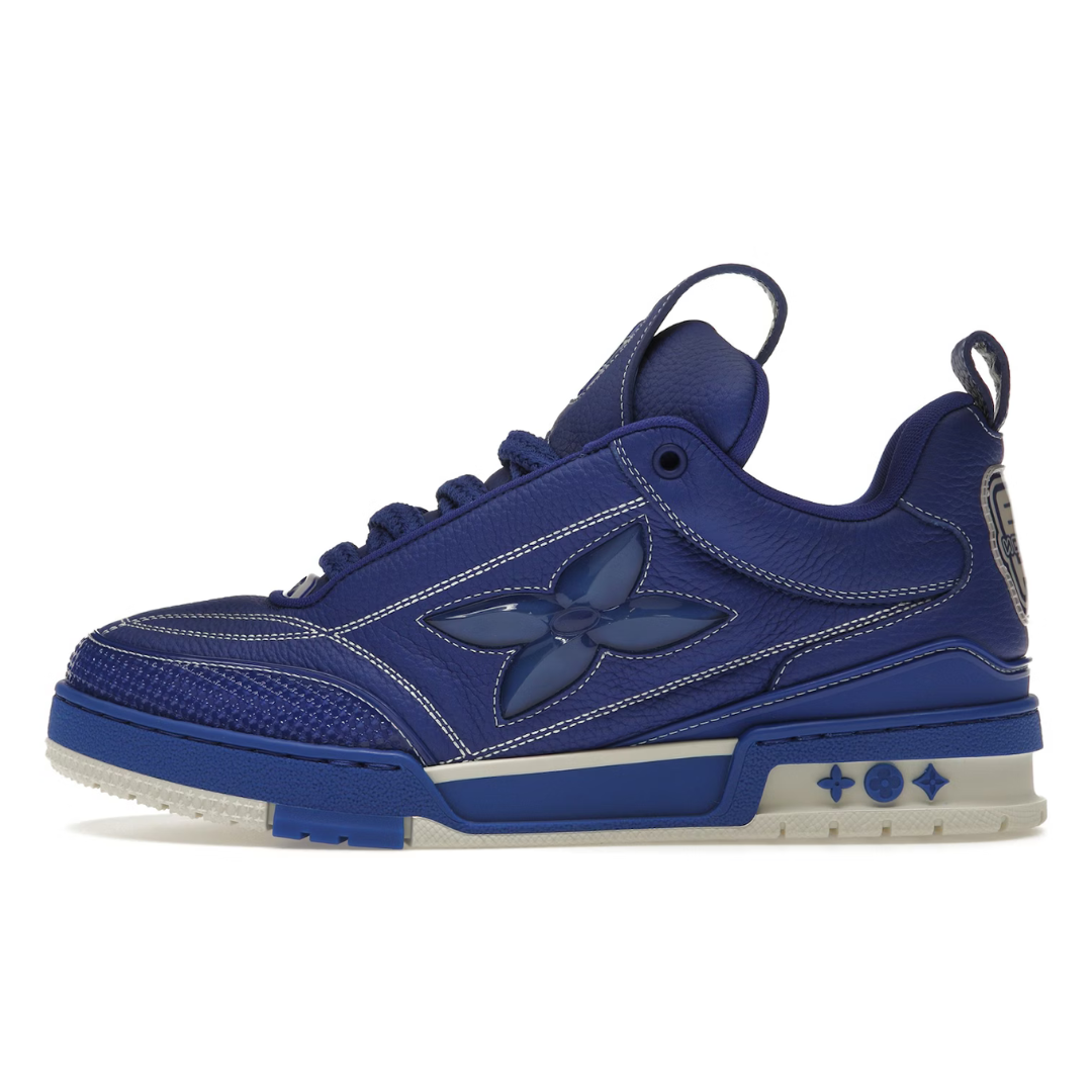 Skater Monogram Azul Flor