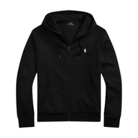 Camiseta Polo Ralph Lauren Negro/Blanco Negro Zipper Logo Blanco