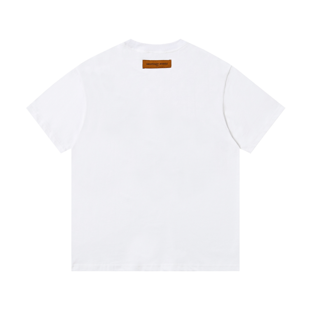 Monogram T-shirt Monograma Negro Blanco 4