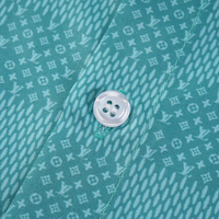 Monogram Short Set Camo Azul