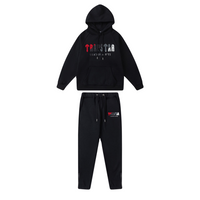 Conjunto Trapstar Negro Negro Rojo