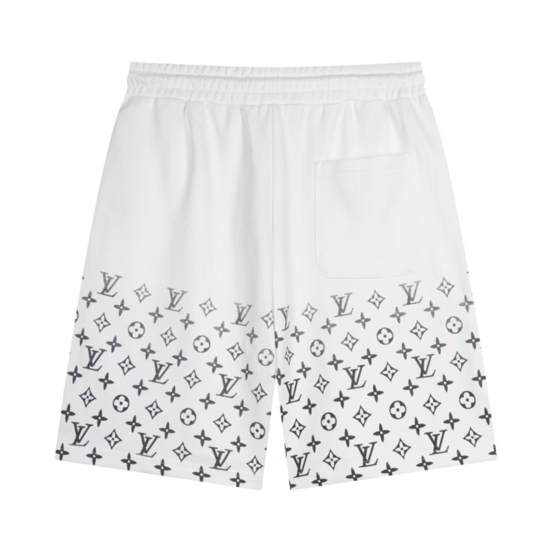 Monogram Shorts Monograma Negro Blanco