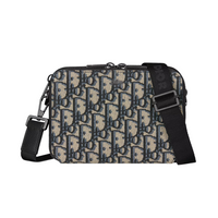 Messenger Monogram Bag Monograma Beige Azul