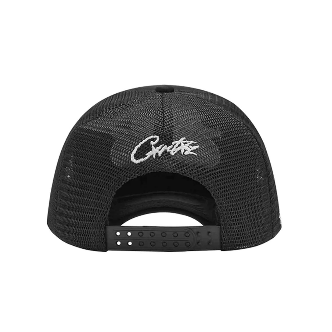 Trucker Alcatraz Cap Estrellas Blanco Negro