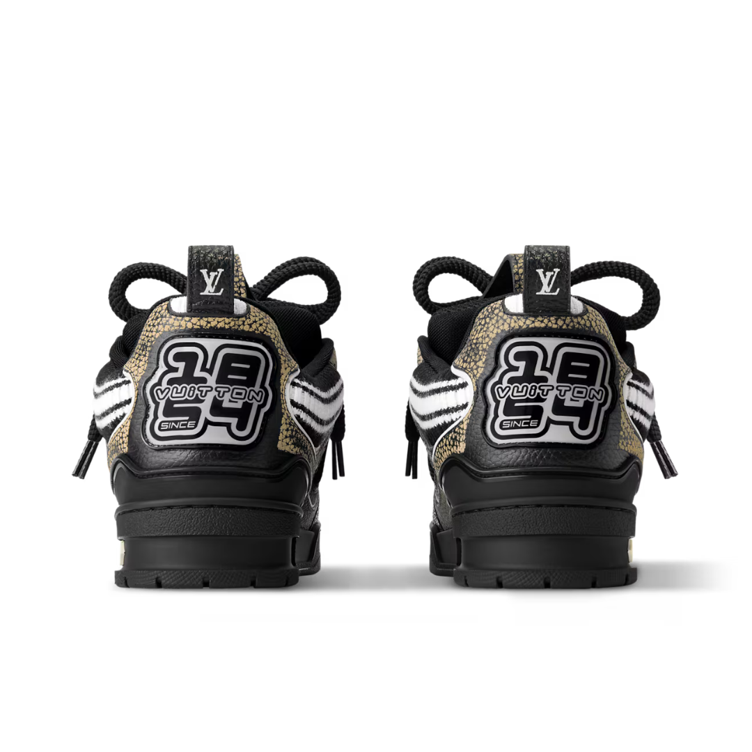 Skater Monogram Camo Negro Blanco
