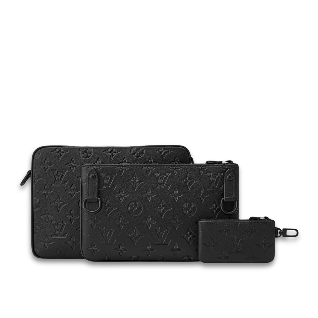 Messenger Trio Bag Monograma Negro 2