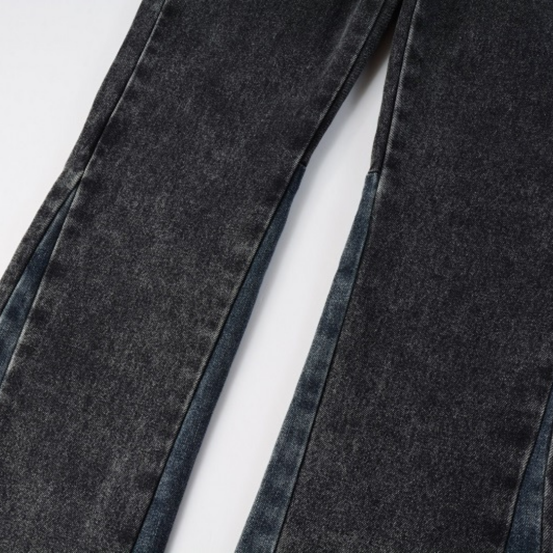 Amr Flared Jeans Gris