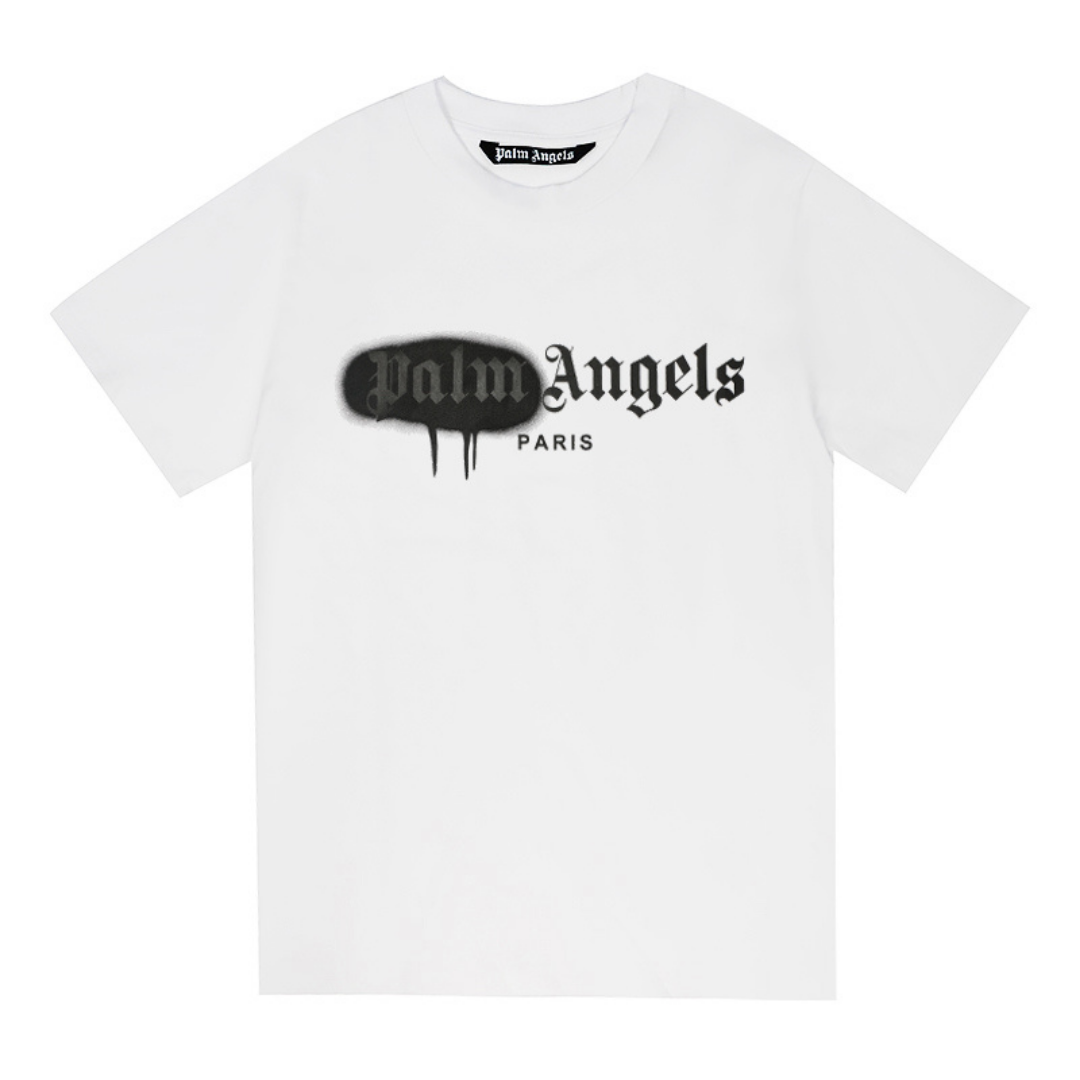 Palm Angels Palm Paris T-shirt - Negro Palm Angels Paris Blanco