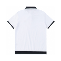 Casablanca Monogram T Shirt Liso Blanco Logo Rojo