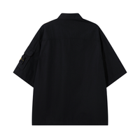 Tactic Monogram Shirt - Negro Negro Logo Amarillo