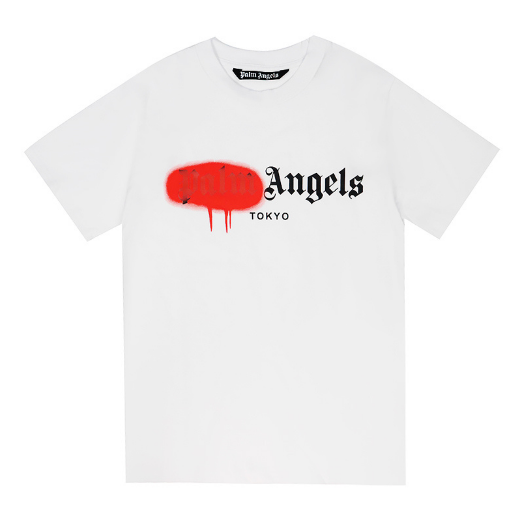 Camiseta Palm Angels Blanco Angels Sangre