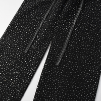 Purple Black Diamonds Jeans Estrellas Negro Blanco