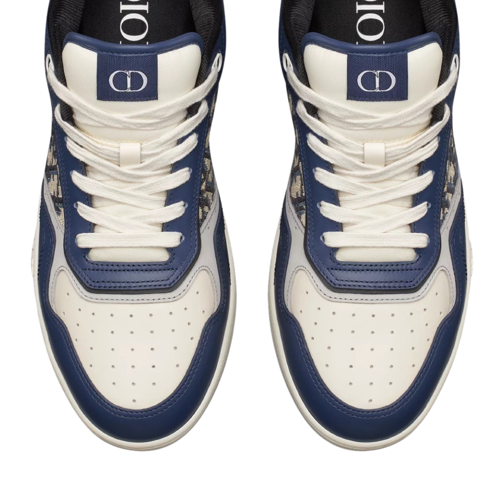 B27 Monogram Navy White