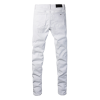 Amr White Ripped Jeans Blanco