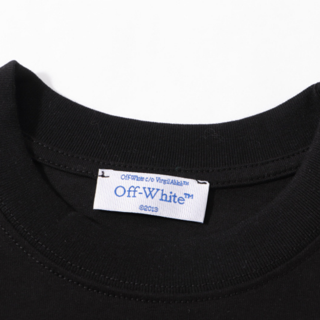 Off-White Off-W Monogram T-shirt - Negro Grande Blanco Arco
