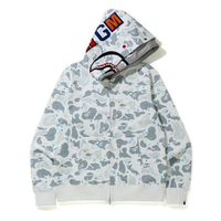 Bape Zip Hoodie Camo Blanco 4