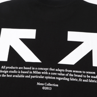 Off-White Off-W Monogram T-shirt - Negro Grande Blanco Arco