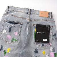Pantalon Purple Brand Estrellas Rosa
