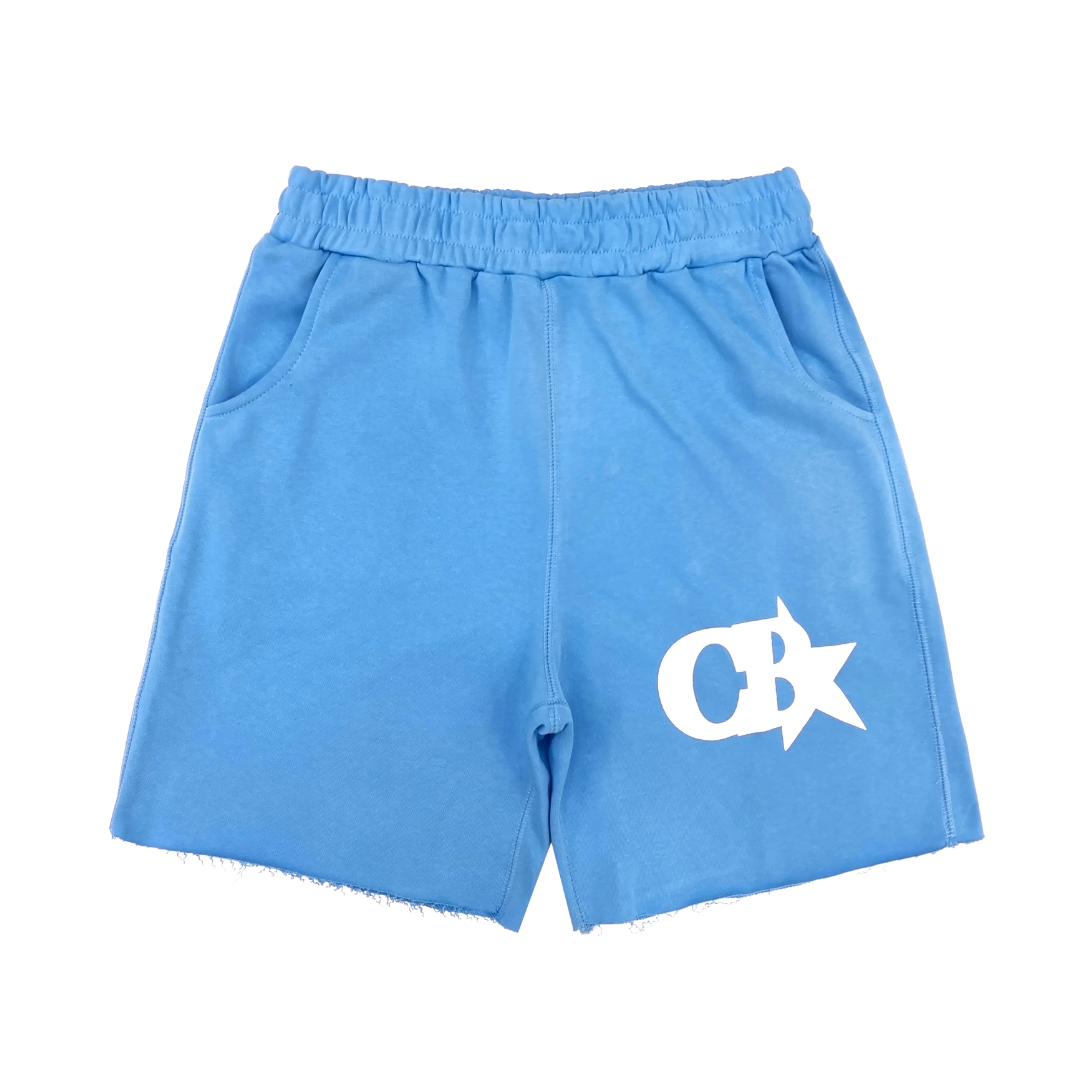 CB Monogram Shorts Azul Cb