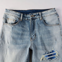 Amr Blue Gradient Jeans Azul