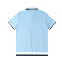 Casablanca Monogram T Shirt Cielo Blanco Logo Rojo