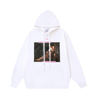 Off-White Off-W Monogram Hoodie - Negro Rosa