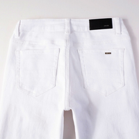 Amr White Ripped Jeans Blanco