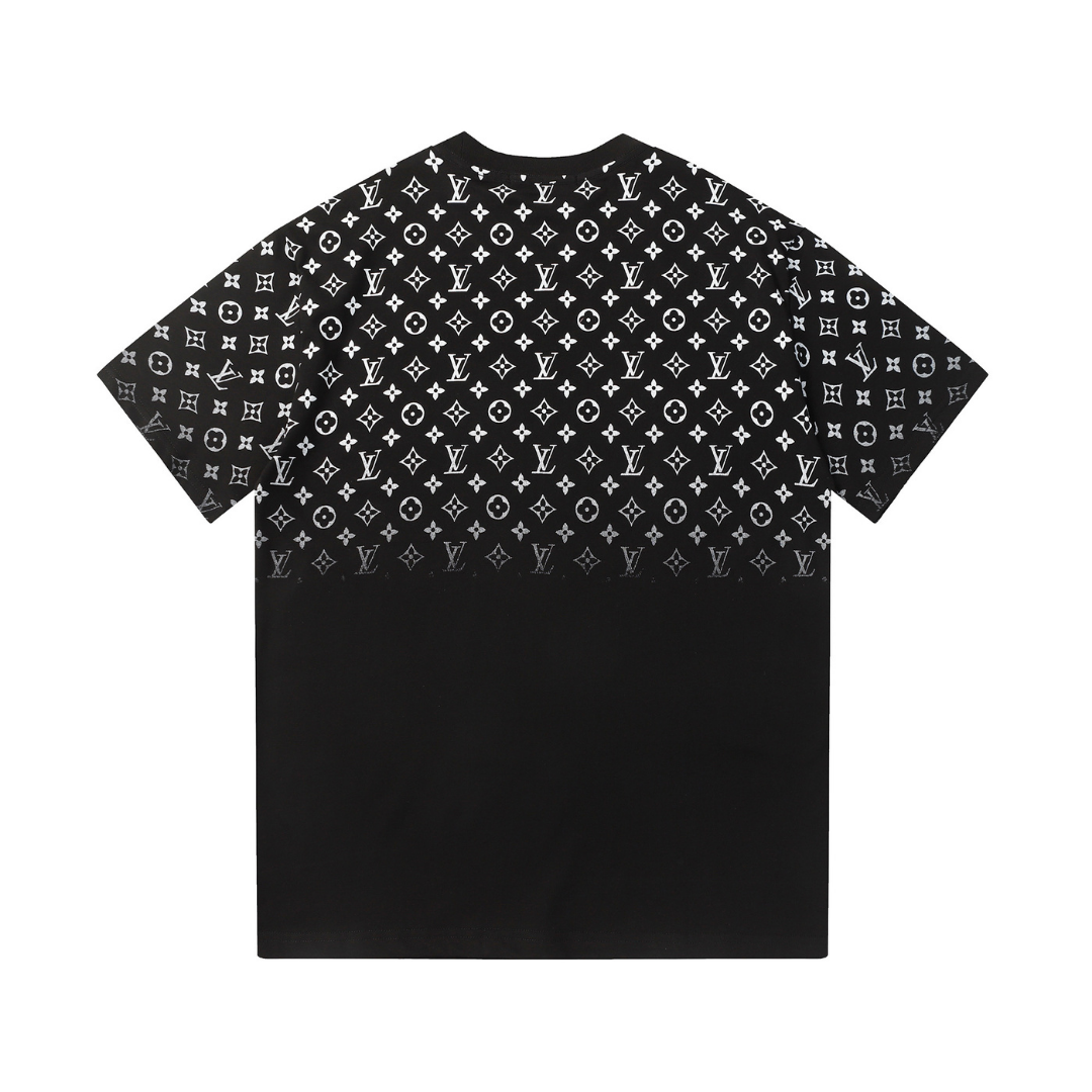 Louis Vuitton Monogram T-shirt - Negro Monograma Negro Blanco