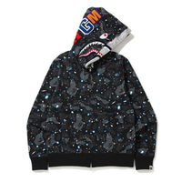 Bape Zip Hoodie Camo Negro Blanco Rojo