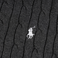 Camiseta Polo Ralph Lauren Gris Cable Blanco