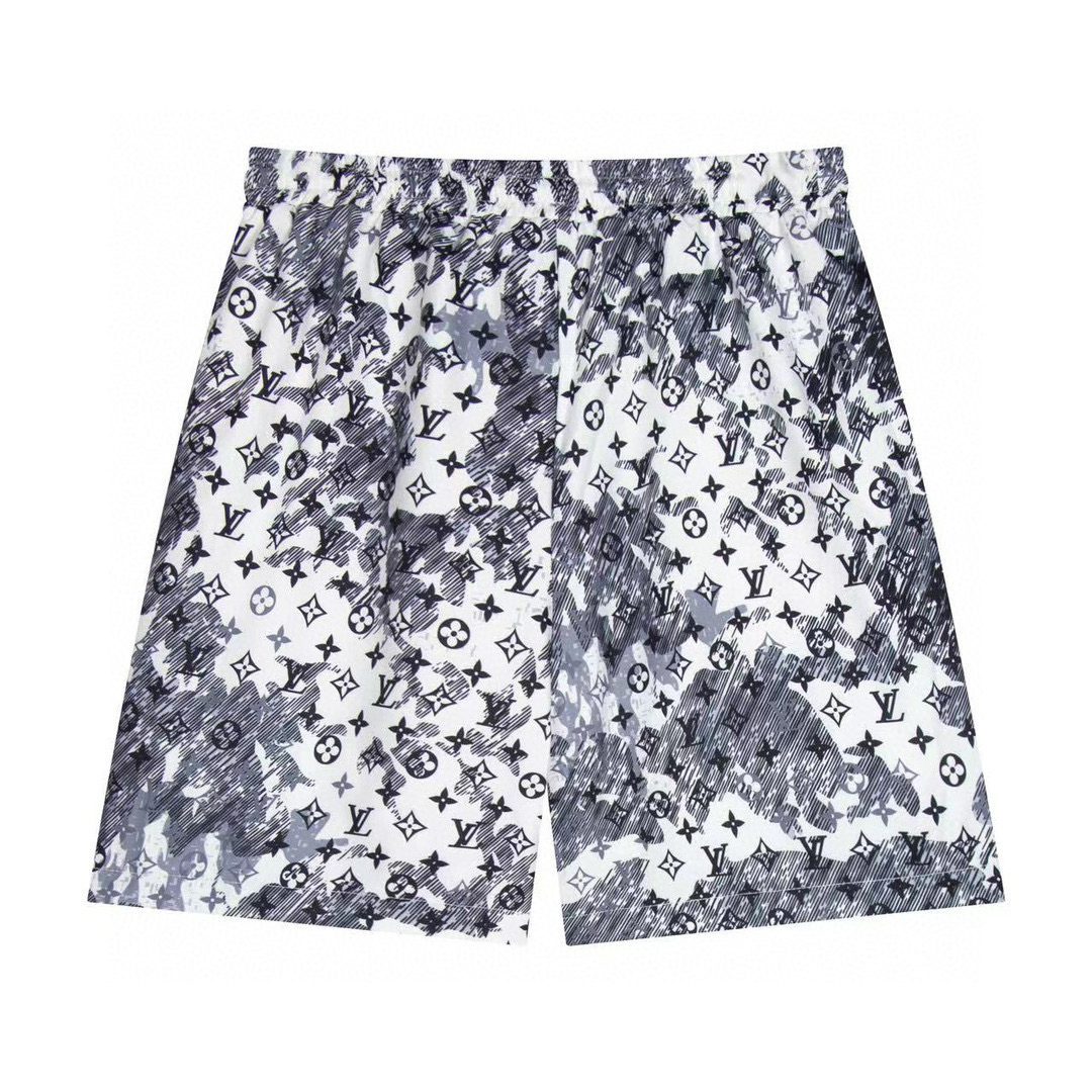 LV Shorts - Blanco/Gris