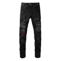 Amr Black Ripped Jeans Negro 2