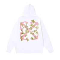 Off-White Off-W Monogram Hoodie Rosa Camo